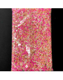 Chaquira. Color sólido. PINK SERIES. 3 milímetros. 1 mm perforación. 1 libra. 10000 uds aprox.