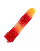 Bi-cono. Color degradado: naranja a rojo. 4.5x4 mm. 0.8 mm perforación. 80 uds hilo aprox.