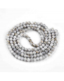 Esfera. Drawbench Style. White Smoke. 6~6.5 mm. 1 mm perforación. 140 uds hilo aprox.