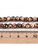 Esfera. Drawbench Style. Coconut Brown. 6~6.5 mm. 1 mm perforación. 140 uds hilo aprox.