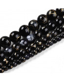 Esfera. Drawbench Style. Black. 6~6.5 mm. 1 mm perforación. 140 uds hilo aprox.