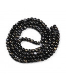 Esfera. Drawbench Style. Black. 6~6.5 mm. 1 mm perforación. 140 uds hilo aprox.