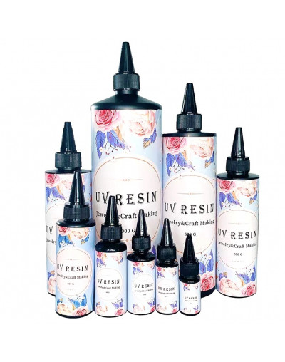 Resina UV. Color cristal. 200 gramos. 1 unidad.