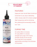 Resina UV. Color cristal. 200 gramos. 1 unidad.