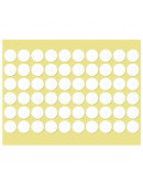 Adhesivo. Doble cara. Para mecha de candelas. 10 mm diámetro. 50 unidades.