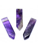 Amatista. Rectángulo+Flecha. 52x13 milímetros. 6 milímetros grosor. Sin perforación. 1 unidad.