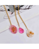 Molde para resina. Dijes collar. 1118x65x7 mm. 2 mm perforación. 1 ud.