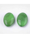 Imitación Piedra. Ovalo. Varios colores. 19x13.5x6 mm. 1.4 mm perforación. 20 uds aprox.