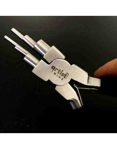 Pinza 6 en 1. ARTIST TWINE. Acero inoxidable. 140 milimetros. Looping Step Bail. 1 ud.