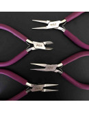 Set SUTIABA. ARTIST TWINE. Acero inoxidable. Pinzas de 130  mm largo. 4 piezas. 1 set.