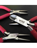 Set SUTIABA. ARTIST TWINE. Acero inoxidable. Pinzas de 130  mm largo. 4 piezas. 1 set.