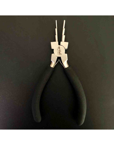 Pinza 6 en 1 Micro. ARTIST TWINE. Acero inoxidable. 140 milimetros. Micro Looping Step Bail. 1 ud.