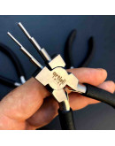 Pinza 6 en 1 Micro. ARTIST TWINE. Acero inoxidable. 140 milimetros. Micro Looping Step Bail. 1 ud.