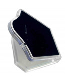 Display aretes. Acrílico. Fondo aterciopelado negro. 73x55x60 mm. 1 ud.