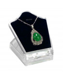 Display aretes. Acrílico. Fondo aterciopelado negro. 73x55x60 mm. 1 ud.