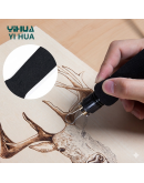 Pirógrafo YIHUA939. 2 lapiceros. Control temperatura. 110V. Incluye juego puntas y soportes. 1 set.