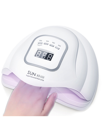 Lámpara LED UV. 120W. Secado resina UV. Color blanco. 110V. 20x23x10.5 cm. 1 ud.