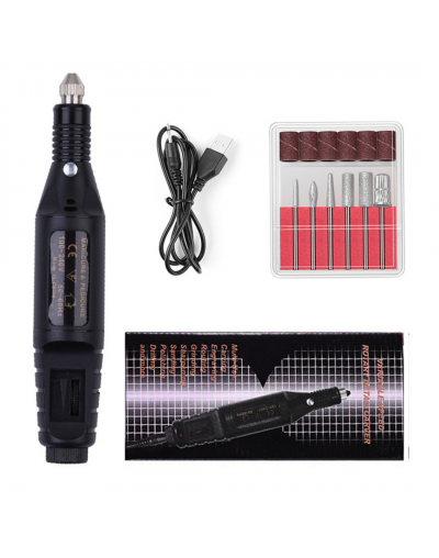 Taladro eléctrico mini. 8000 a 16000 rpm. USB. Incluye accesorios. 1 set.