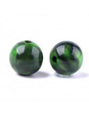 Imitación Piedra. Esfera. Varios colores. 8x7.5 mm. 1.6 mm perforación. 30 uds aprox.