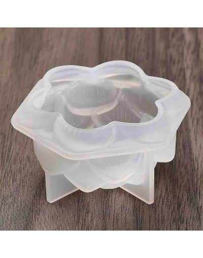 Molde silicona. Velas, jabones y resina. Flor. 124x44x7 mm. 1 ud.