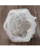 Molde silicona. Velas, jabones y resina. Flor. 124x44x7 mm. 1 ud.