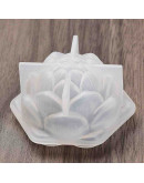 Molde silicona. Velas, jabones y resina. Flor. 124x44x7 mm. 1 ud.