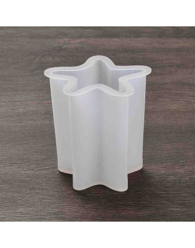 Molde silicona. Velas, jabones y resina. Estrella. 56x56x72 mm. 1 ud.