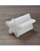 Molde silicona. Velas, jabones y resina. Estrella. 56x56x72 mm. 1 ud.