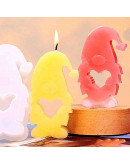 Molde silicona. Velas, jabones y resina. Gnomo. 131x77x24 mm. 1 ud.