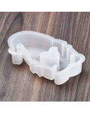 Molde silicona. Velas, jabones y resina. Gnomo. 131x77x24 mm. 1 ud.