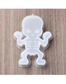 Molde silicona. Velas, jabones y resina. Esqueleto. 109x83x24 mm. 1 ud.