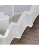 Molde silicona. Velas, jabones y resina. Arbol Navidad. 133x72x26 mm. 1 ud.