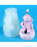 Molde silicona. Velas, jabones y resina. Astronauta. 80x50 mm. 1 ud.