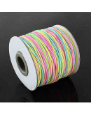Hilo elástico. MULTI COLOR. Nylon+caucho. Alta resistencia. 1 milímetro de grosor. 5 metros.
