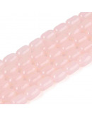 Barril. 6~6.5x4~5 mm. DARK SALMON. 0,7 mm perforación. 65 uds hilo aprox.. 1 hilo.