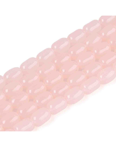 Barril. 6~6.5x4~5 mm. DARK SALMON. 0,7 mm perforación. 65 uds hilo aprox.. 1 hilo.