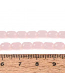 Barril. 6~6.5x4~5 mm. DARK SALMON. 0,7 mm perforación. 65 uds hilo aprox.. 1 hilo.