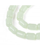 Barril. 6~6.5x4~5 mm. PALE GREEN. 0,7 mm perforación. 65 uds hilo aprox.. 1 hilo.