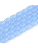 Barril. 6~6.5x4~5 mm. CORNFLOWER BLUE. 0,7 mm perforación. 65 uds hilo aprox.. 1 hilo.