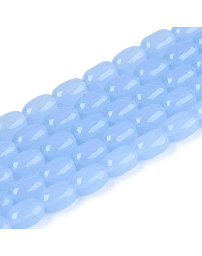 Barril. 6~6.5x4~5 mm. CORNFLOWER BLUE. 0,7 mm perforación. 65 uds hilo aprox.. 1 hilo.