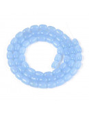 Barril. 6~6.5x4~5 mm. CORNFLOWER BLUE. 0,7 mm perforación. 65 uds hilo aprox.. 1 hilo.