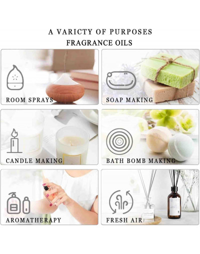 Aceite esencias. 9 Esencias. 10 ml. Frutales. Incluye estuche y 2 dosificadores. 1 set.