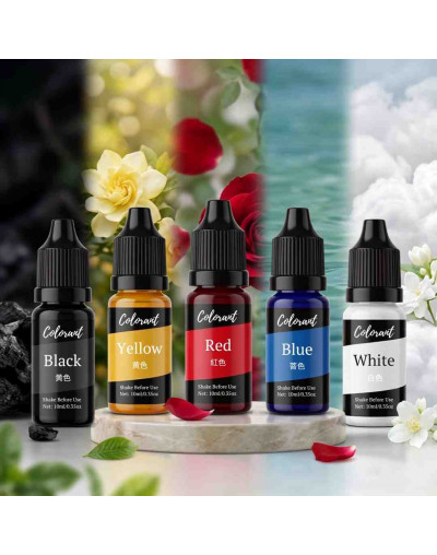 Pigmento líquido. Color Rojo. 10 ml. Para velas y jabones. 1 ud.