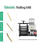 Laminadora eléctrica. 220V. Rodillo 130 mm. Plano 50 mm, cuadrado de 1 a 6 mm, m.caña de 2 a 6 mm