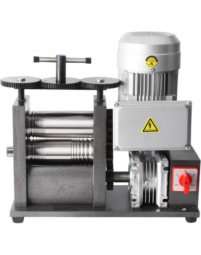 Laminadora eléctrica. 220V. Rodillo 130 mm. Plano 50 mm, cuadrado de 1 a 6 mm, m.caña de 2 a 6 mm