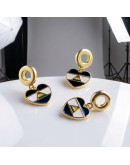 Nicaragua Corazón. Pandora Charm. Aleación Cobre. Baño 18KGold. 12x12x2 mm. 5 mm perforacion. 1 ud.