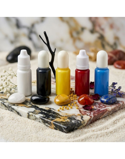 Pigmentos para resina. Color sólido rojo. 10 ml. 1 unidad.