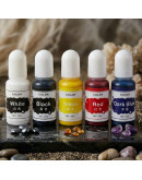 Pigmentos para resina. Color transparente blanco. 10 ml. 1 unidad.