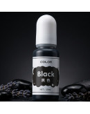 Pigmentos para resina. Color transparente negro. 10 ml. 1 unidad.