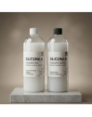 Silicona elaboración moldes. Relación 1:1. 8+8 onzas (470 ml). 1 set.
